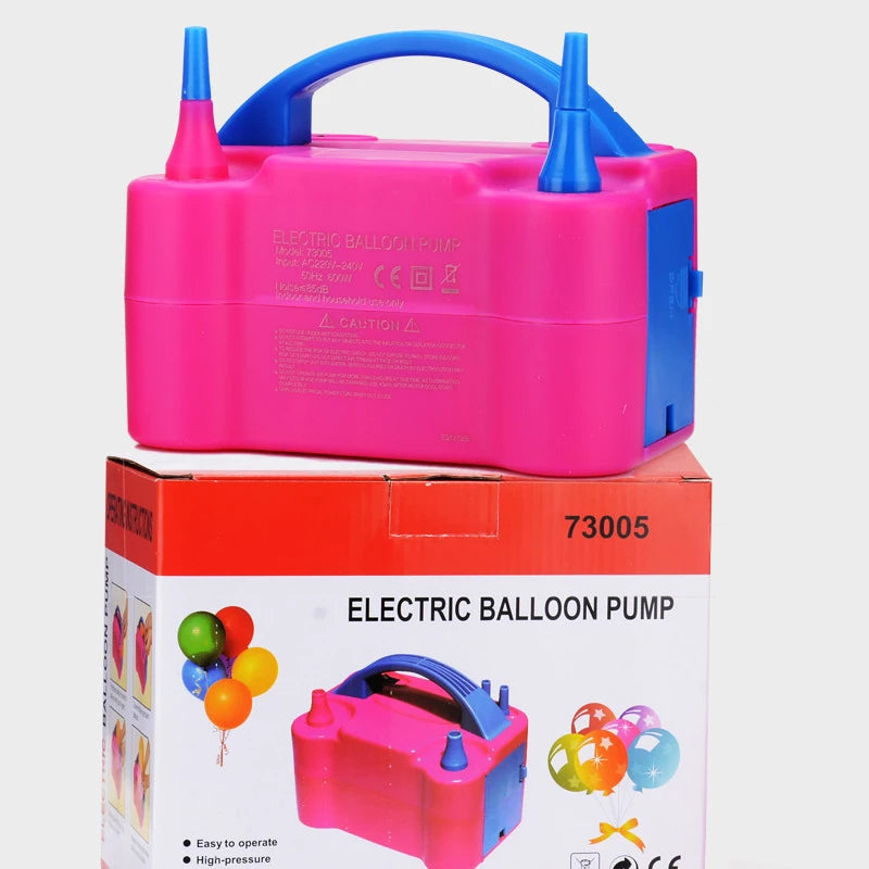 Inflador De Globos Eléctrico 2 Inyector