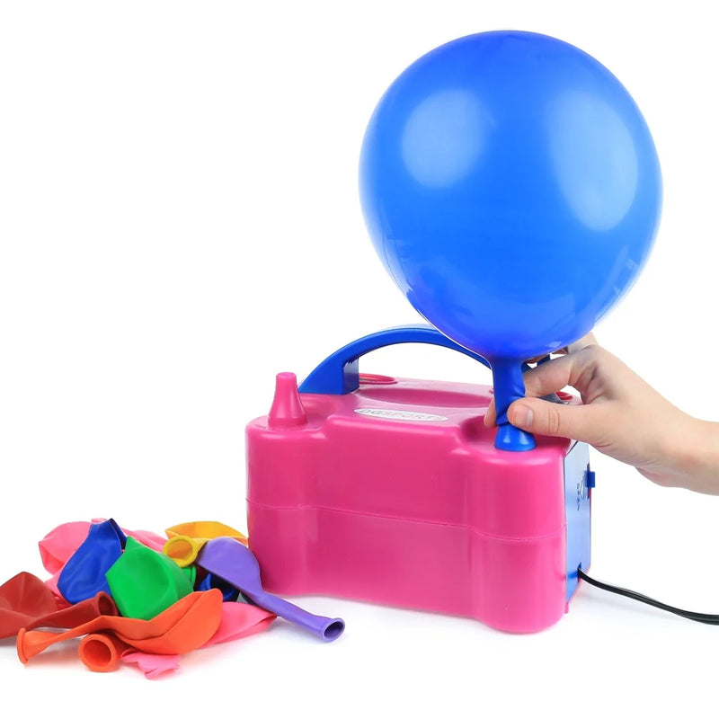 Inflador De Globos Eléctrico 2 Inyector